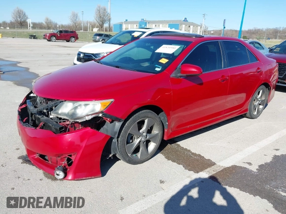 2012 Toyota Camry SE with VIN 4T1BK1FK5CU521306, listed as a IAAI auction lot 41820580 with 167,355 mi miles. Bid and sale history available at carsss.com. Image 17.