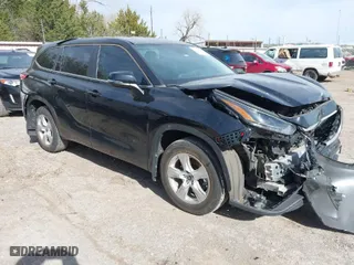 2023 Toyota Highlander L with VIN 5TDKDRBH8PS039060, listed as a IAAI auction lot 41794375 with 47,745 mi miles. Bid and sale history available at carsss.com. Image 1.