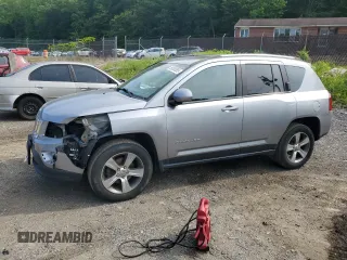 2017 Jeep Compass High Altitude with VIN 1C4NJDEB4HD128055, listed as a Copart auction lot 59859395 with 130,543 mi miles and Salvage title. Bid and sale history available at DreamBid. Image 1.