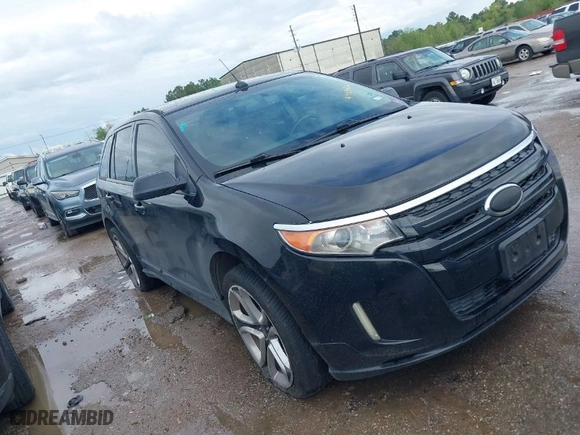2013 Ford Edge Sport with VIN 2FMDK4AK4DBC56743, listed as a IAAI auction lot 41907486 with 194,824 mi miles. Bid and sale history available at carsss.com. Image 1.