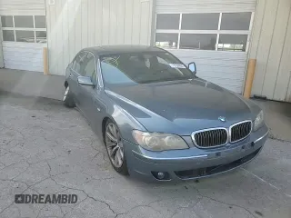 2008 BMW 7 Series 750i with VIN WBAHL83518DT11390, listed as a Copart auction lot 73338484 with Not Provided miles and Salvage Title. Bid and sale history available at DreamBid. Image 11.
