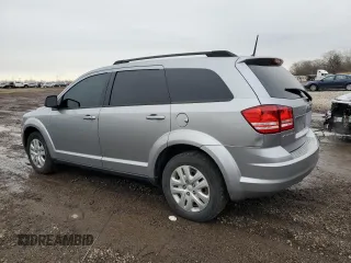 2018 Dodge Journey SE with VIN 3C4PDCAB0JT496779, listed as a Copart auction lot 46481655 with 58,045 mi miles and Salvage Title. Bid and sale history available at carsss.com. Image 2.