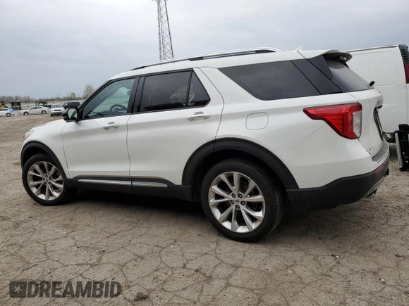 2023 Ford Explorer Platinum с VIN 1FM5K8HCXPGB53673, выставлен на аукционе Copart как лот 53692795 с пробегом 11 351 миль миль и Списание • Salvage title. История ставок и продаж доступна на DreamBid. Изображение 2.