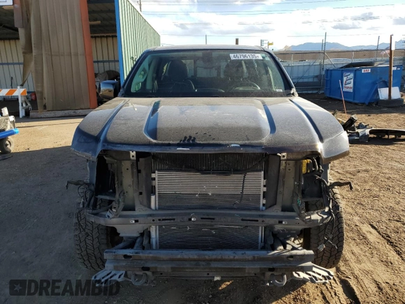 2017 GMC Canyon 4WD SLE with VIN 1GTG6CENXH1254503, listed as a Copart auction lot 46796135 with 80,458 mi miles and Salvage Title. Bid and sale history available at carsss.com. Image 5.