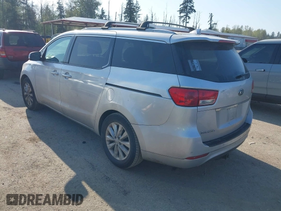 2016 Kia Sedona SX with VIN KNDMC5C19G6140582, listed as a IAAI auction lot 42086075 with 112,474 mi miles. Bid and sale history available at carsss.com. Image 3.