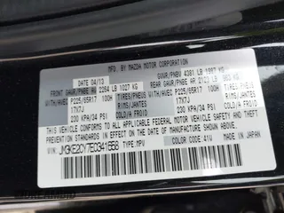 2014 Mazda CX-5 Touring with VIN JM3KE2CY7E0341658, listed as a IAAI auction lot 41915807 with 99,287 mi miles. Bid and sale history available at carsss.com. Image 9.