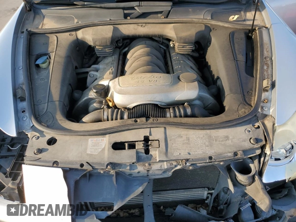 2004 Porsche Cayenne Turbo with VIN WP1AC29P74LA91195, listed as a Copart auction lot 74260594 with 110,729 mi miles and Salvage title. Bid and sale history available at DreamBid. Image 12.