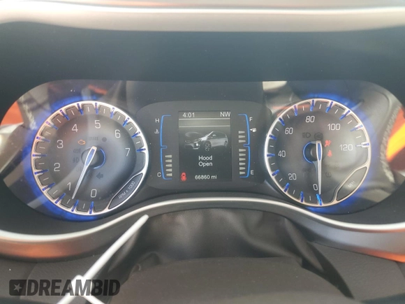 2017 Chrysler Pacifica Touring L with VIN 2C4RC1BG7HR551641, listed as a Copart auction lot 51810185 with 66,860 mi miles and Salvage Title. Bid and sale history available at DreamBid. Image 9.