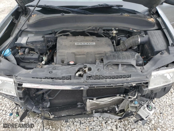 2010 Honda Ridgeline RTL with VIN 5FPYK1F50AB006171, listed as a Copart auction lot 44863745 with 107,980 mi miles and Salvage Title. Bid and sale history available at carsss.com. Image 12.