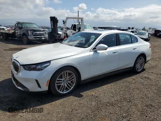 2024 BMW 5 Series 530i with VIN WBA43FJ05RCS33696, listed as a Copart auction lot 44319645 with 4,684 mi miles and Clean Title. Bid and sale history available at carsss.com. Image 1.