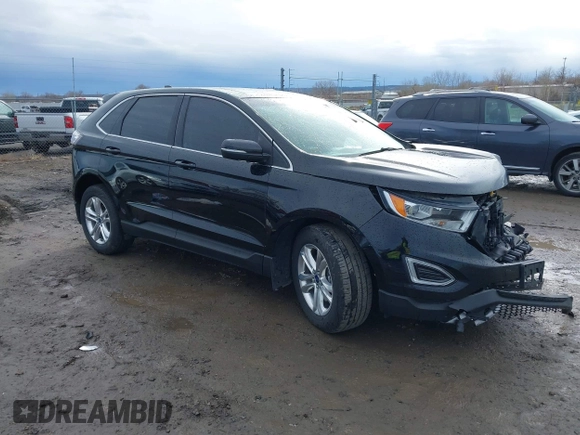 2017 Ford Edge SEL with VIN 2FMPK4J93HBB37551, listed as a IAAI auction lot 41922390 with 87,158 mi miles. Bid and sale history available at carsss.com. Image 1.