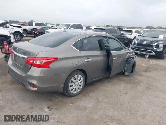 2017 Nissan Sentra SV with VIN 3N1AB7AP1HL653652, listed as a IAAI auction lot 42446195 with 123,391 mi miles and . Bid and sale history available at DreamBid. Image 4.