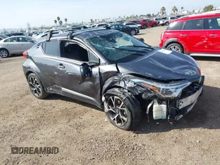 2019 Toyota C-HR XLE with VIN JTNKHMBX3K1018567, listed as a IAAI auction lot 41602932 with 213,386 mi miles and . Bid and sale history available at DreamBid. Image 1.