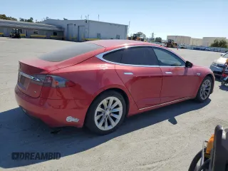 2016 Tesla Model S 70 with VIN 5YJSA1E19GF147460, listed as a Copart auction lot 64068545 with 99,201 mi miles and Salvage title. Bid and sale history available at DreamBid. Image 3.