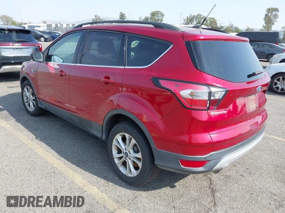 2017 Ford Escape SE with VIN 1FMCU0GD4HUC27041, listed as a IAAI auction lot 42127328 with 107,860 mi miles. Bid and sale history available at carsss.com. Image 3.