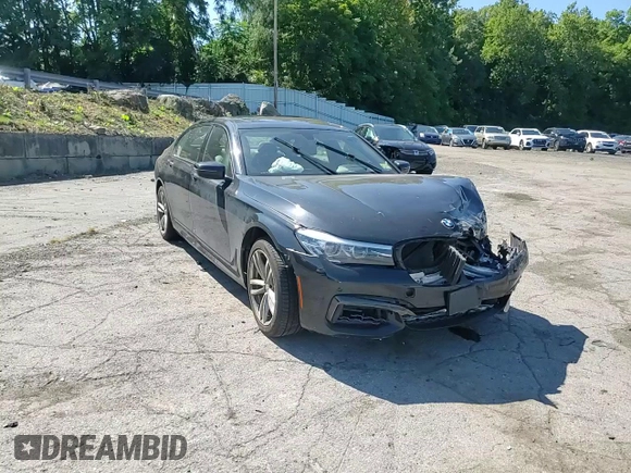 2017 BMW 7 Series 740i xDrive with VIN WBA7E4C54HGU99710, listed as a Copart auction lot 69572544 with 0 mi miles and Salvage Title. Bid and sale history available at carsss.com. Image 11.