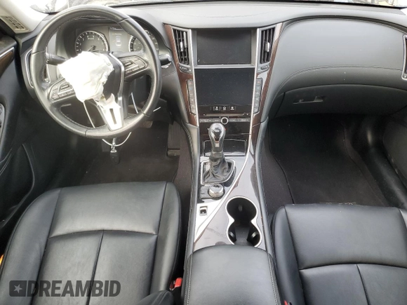 2018 Infiniti Q50 3.0t LUXE with VIN JN1EV7AP5JM590527, listed as a Copart auction lot 82385574 with 80,962 mi miles and Salvage Title. Bid and sale history available at carsss.com. Image 8.