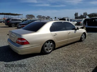 2004 Lexus LS 430 with VIN JTHBN36FX40145882, listed as a Copart auction lot 47638905 with 161,238 mi miles and Salvage Title. Bid and sale history available at DreamBid. Image 3.