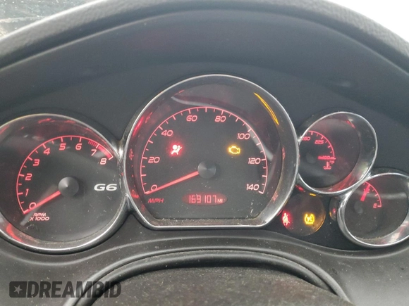 2008 Pontiac G6 1SV Value Leader z VIN 1G2ZF57B384273775, wystawiony jako Copart lot #47885375 z przebiegiem 169 107 mil mil oraz Szkody całkowita. Historia ofert i sprzedaży dostępna na DreamBid. Obrazek 9.