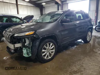 2017 Jeep Cherokee Limited with VIN 1C4PJMDB2HW601286, listed as a Copart auction lot 60034815 with 55,948 mi miles and Salvage title. Bid and sale history available at DreamBid. Image 1.