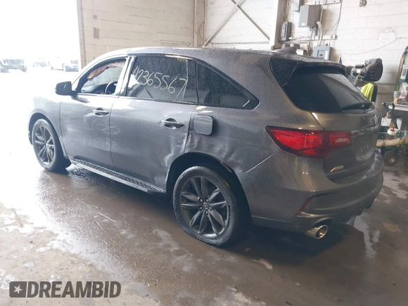 2019 Acura MDX Technology with VIN 5J8YD4H0XKL025557, listed as a IAAI auction lot 42365567 with 102,733 mi miles and . Bid and sale history available at DreamBid. Image 3.