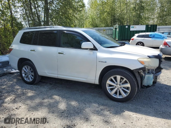 2009 Toyota Highlander Hybrid Limited with VIN JTEEW44A592036150, listed as a Copart auction lot 54588385 with 171,786 mi miles and Salvage Title. Bid and sale history available at carsss.com. Image 4.