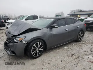 2018 Nissan Maxima SV with VIN 1N4AA6AP3JC404660, listed as a Copart auction lot 82663014 with 103,999 mi miles and Salvage Title. Bid and sale history available at carsss.com. Image 1.
