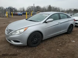 2012 Hyundai Sonata GLS PZEV with VIN 5NPEB4AC1CH381008, listed as a Copart auction lot 46790295 with 190,887 mi miles and Salvage Title. Bid and sale history available at carsss.com. Image 1.