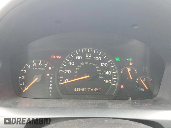 2005 Honda Accord LX with VIN 1HGCM56475A192707, listed as a Copart auction lot 47894425 with 239,487 mi miles and Salvage title. Bid and sale history available at DreamBid. Image 9.