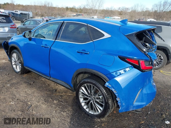 2022 Lexus NX 350h Luxury z VIN JTJHKCEZ3N2005269, wystawiony jako IAAI lot #41748509 z przebiegiem 16 479 mil mil oraz . Historia ofert i sprzedaży dostępna na DreamBid. Obrazek 3.