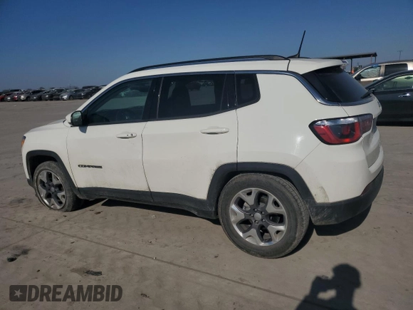 2020 Jeep Compass Limited with VIN 3C4NJCCB0LT229707, listed as a Copart auction lot 47611795 with 95,980 mi miles and Salvage Title. Bid and sale history available at DreamBid. Image 2.