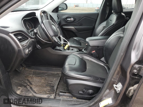 2019 Jeep Cherokee Latitude Plus z VIN 1C4PJLLB2KD296659, wystawiony jako Copart lot #79517904 z przebiegiem 99 245 mil mil oraz Szkoda całkowita • Salvage title. Historia ofert i sprzedaży dostępna na DreamBid. Obrazek 7.