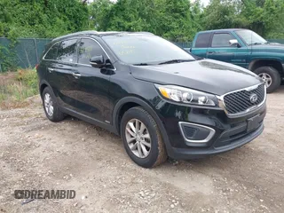 2016 Kia Sorento LX with VIN 5XYPGDA37GG148287, listed as a IAAI auction lot 42195971 with 92,974 mi miles. Bid and sale history available at carsss.com. Image 1.