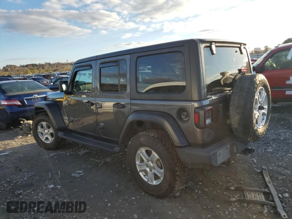 2021 Jeep Wrangler Unlimited Sport with VIN 1C4HJXKN2MW591498, listed as a Copart auction lot 78276744 with 98,868 mi miles and Salvage title. Bid and sale history available at DreamBid. Image 2.