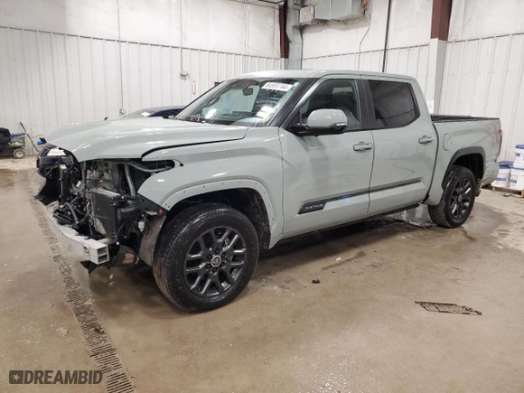 2024 Toyota Tundra 4WD Platinum with VIN 5TFNA5DB5RX139136, listed as a Copart auction lot 84995744 with 15,023 mi miles and Salvage Title. Bid and sale history available at carsss.com. Image 1.