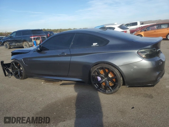 2016 BMW M4 with VIN WBS3R9C5XGK337197, listed as a Copart auction lot 87056764 with 110,398 mi miles and Salvage title. Bid and sale history available at DreamBid. Image 2.