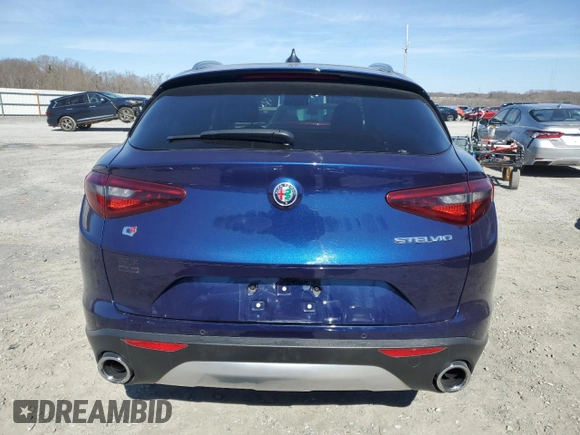 2019 Alfa Romeo Stelvio Ti z VIN ZASPAKBNXK7C69818, wystawiony jako Copart lot #45372505 z przebiegiem 51 015 mil mil oraz Szkody całkowita. Historia ofert i sprzedaży dostępna na DreamBid. Obrazek 6.