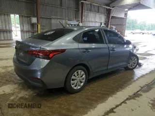 2020 Hyundai Accent SE with VIN 3KPC24A61LE098596, listed as a Copart auction lot 54444575 with 56,809 mi miles and Clean Title. Bid and sale history available at carsss.com. Image 3.