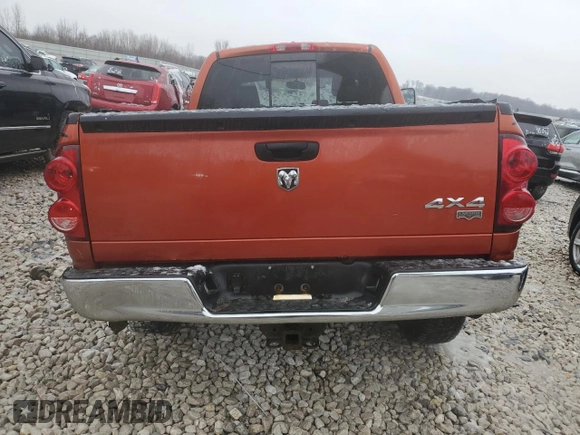 2008 Dodge 1500 SLT with VIN 1D7HU18208S615981, listed as a Copart auction lot 46594765 with 198,406 mi miles and Clean Title. Bid and sale history available at carsss.com. Image 6.
