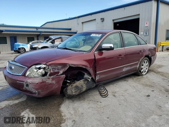 2006 Ford Five Hundred Limited with VIN 1FAFP25196G127452, listed as a Copart auction lot 61756795 with 186,112 mi miles and Salvage title. Bid and sale history available at DreamBid. Image 1.