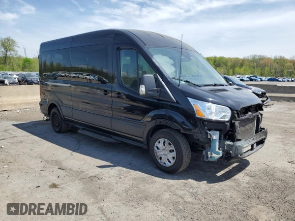 2020 Ford Transit Passenger XL with VIN 1FBAX2C85LKA07259, listed as a Copart auction lot 54928325 with 114,482 mi miles and Salvage title. Bid and sale history available at DreamBid. Image 4.