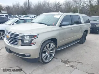 2015 Chevrolet Suburban LTZ with VIN 1GNSKKKC0FR525772, listed as a IAAI auction lot 41745084 with 187,981 mi miles. Bid and sale history available at carsss.com. Image 22.