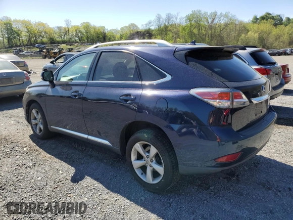 2013 Lexus RX 350 with VIN 2T2BK1BA9DC156804, listed as a Copart auction lot 54735355 with 95,280 mi miles and Salvage Title. Bid and sale history available at carsss.com. Image 2.