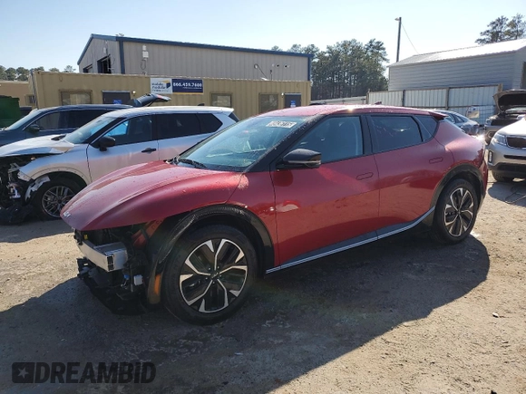 2023 Kia EV6 Wind with VIN KNDC34LA7P5127485, listed as a Copart auction lot 48436115 with 37,901 mi miles and Clean Title. Bid and sale history available at carsss.com. Image 1.