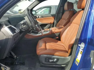 2024 BMW X5 M60i with VIN 5UX33EU08R9T28706, listed as a Copart auction lot 75655144 with 0 mi miles and Non Repairable. Bid and sale history available at carsss.com. Image 7.