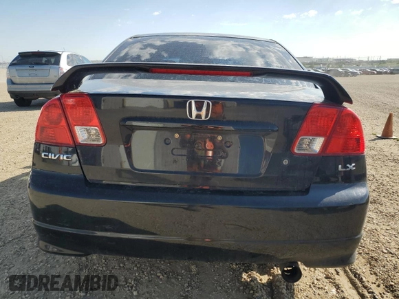 2004 Honda Civic LX z VIN 2HGES16654H933445, wystawiony jako Copart lot #60132685 z przebiegiem Nie podano mil oraz Nie do naprawy • Non repairable. Historia ofert i sprzedaży dostępna na DreamBid. Obrazek 6.