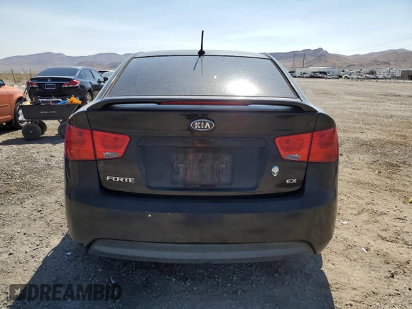 2011 Kia Forte EX with VIN KNAFU4A24B5405254, listed as a Copart auction lot 64351334 with 222,789 mi miles and Salvage Title. Bid and sale history available at carsss.com. Image 6.