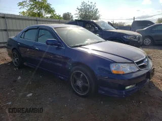 2003 Acura TL Type S with VIN 19UUA56843A064776, listed as a Copart auction lot 73772424 with 142,440 mi miles and Salvage Title. Bid and sale history available at carsss.com. Image 4.