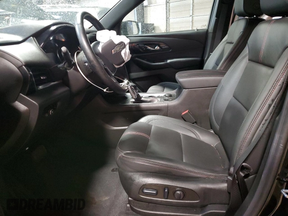 2023 Chevrolet Traverse RS z VIN 1GNEVJKW1PJ299590, wystawiony jako Copart lot #57534665 z przebiegiem 38 357 mil mil oraz Szkoda całkowita • Salvage title. Historia ofert i sprzedaży dostępna na DreamBid. Obrazek 7.