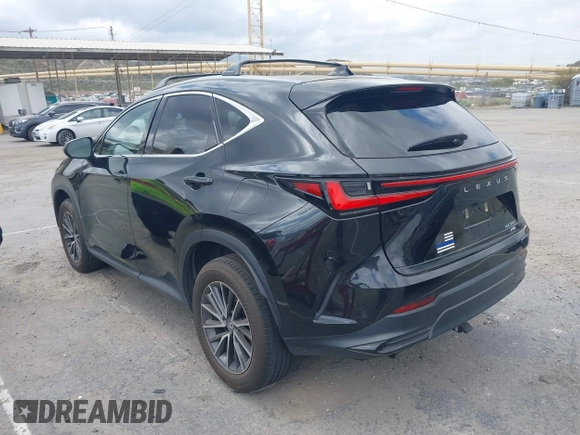 2022 Lexus NX with VIN 2T2AGCEZ7NC013748, listed as a IAAI auction lot 42131913 with Not Provided miles. Bid and sale history available at carsss.com. Image 3.